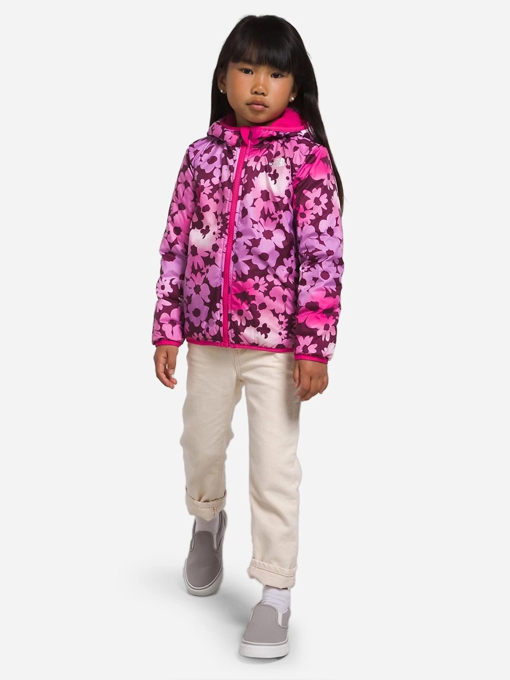 The North Face Kids' Shady Glade Reversible Hooded Jacket Size 6 Boysenberry